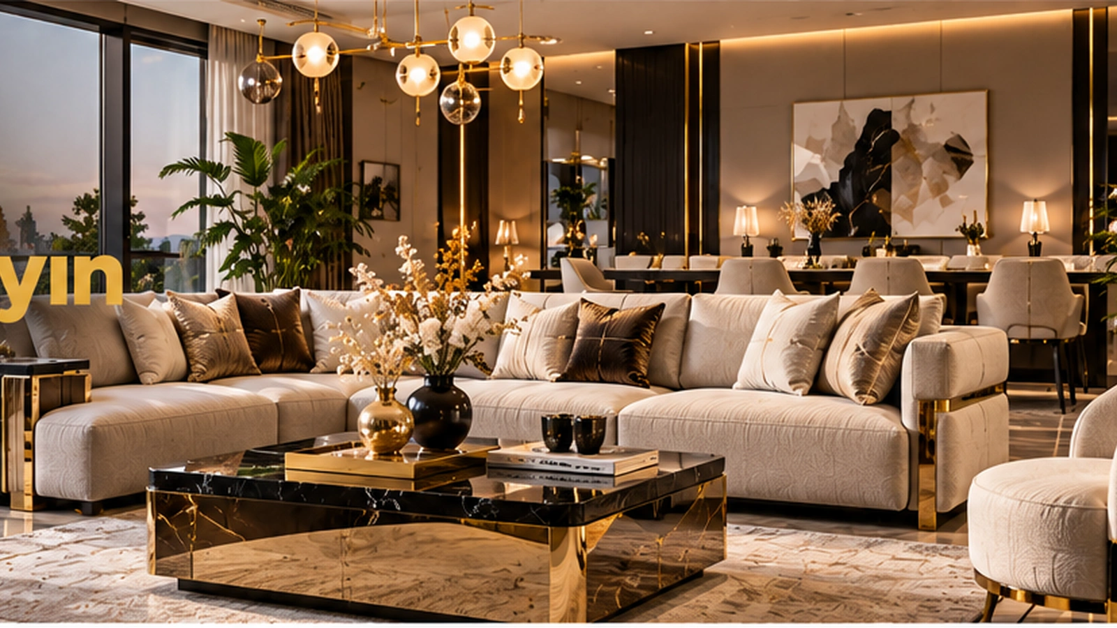 Lüks ve premium salon mobilyası